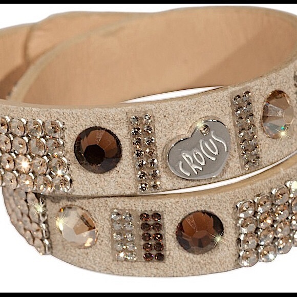 Jewelry - Stunning Crocus Swarovski double wrap bracelet